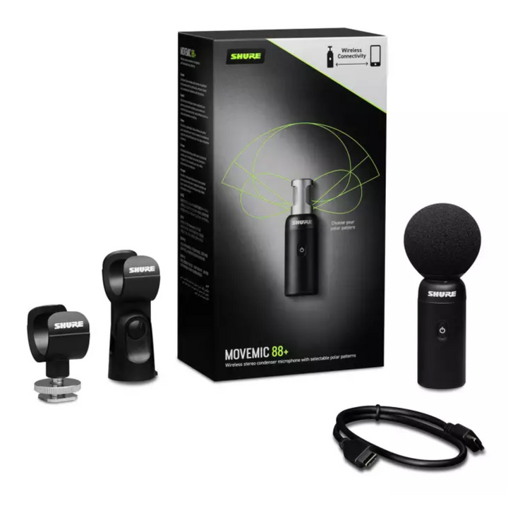 Shure MOVEMIC-88+ Wireless Stereo Mic to Phone