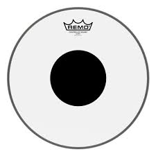 Remo CS-0312-00 - 12'' Batter, CONTROLLED SOUND - Clear, White Dot On Top