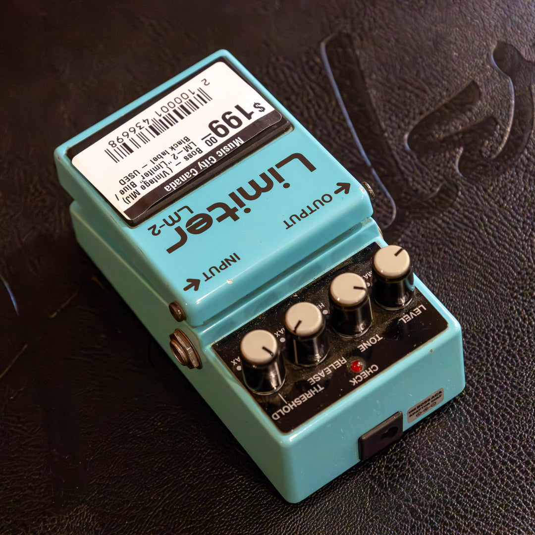 Boss - Vintage MIJ LM-2 Limiter-  Blue / Black label (1987) - USED