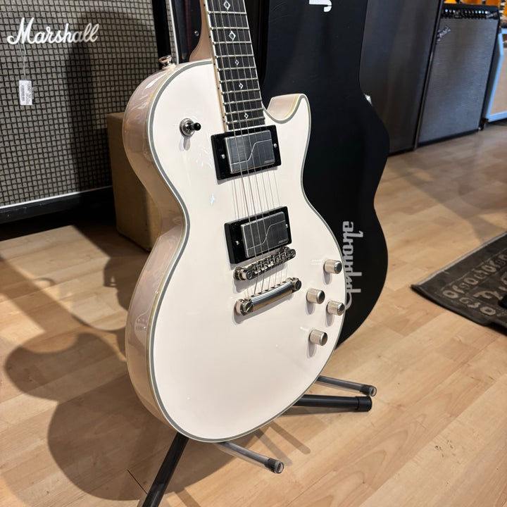 Epiphone - "Jerry Cantrell" LP Custom w/ Prophecy Outfit & OHSC w/ Candy (Polar White 2021) - USED