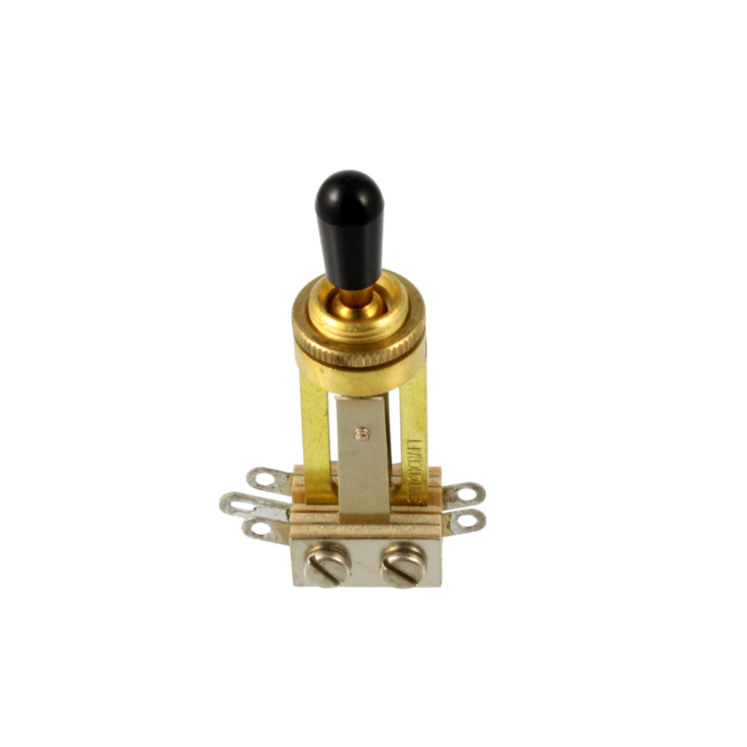 Allparts EP-4367 Switchcraft® Straight Toggle Switch Gold