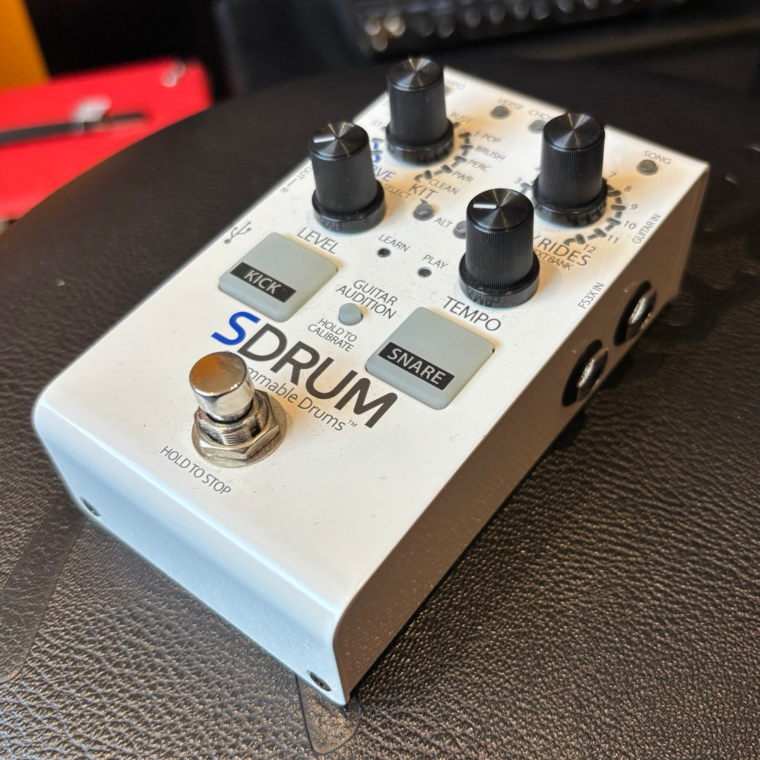 Digitech - SDRUM Strummable Drums Pedal w/ Box & Power Supply - USED