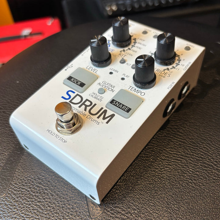 Digitech - SDRUM Strummable Drums Pedal w/ Box & Power Supply - USED