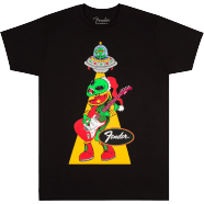 Fender Ugly Christmas T-Shirt - Alien - M
