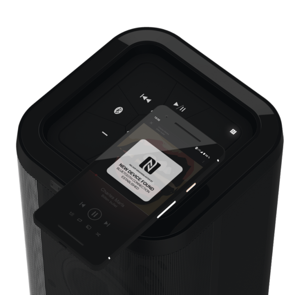 Reloop GROOVE-BLASTER-BT Portable 100W Loudspeaker w/ SPL & Massive Bass Performance