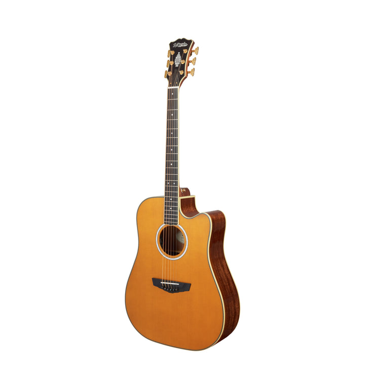 D'Angelico DAED500VNATGP2 Bowery Dreadnought CE Includes Hard Case - Vintage Natural