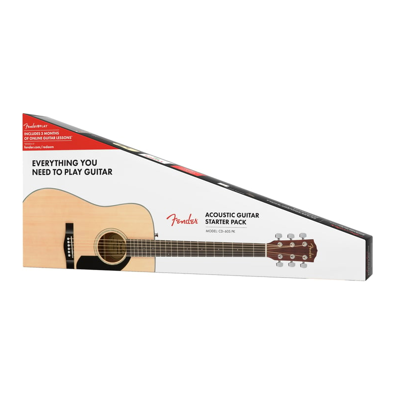 Fender CD-60S Dreadnought Pack V2, Natural (Natural)