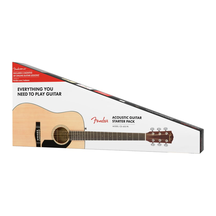 Fender CD-60S Dreadnought Pack V2, Natural (Natural)