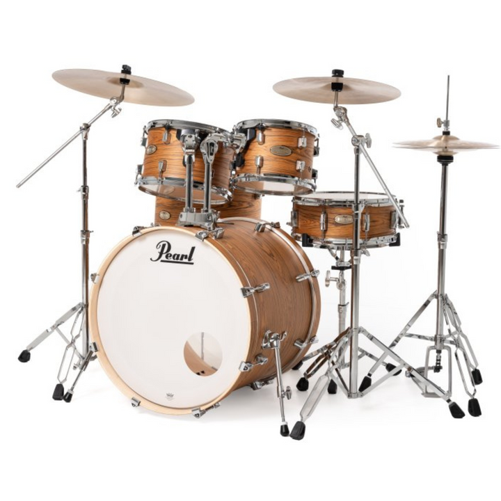 Pearl DMPA925SPC876 Decade Maple Artisan 5-Piece Drum Shell Pack With 22" Bass Drum, Satin Caramel Veil