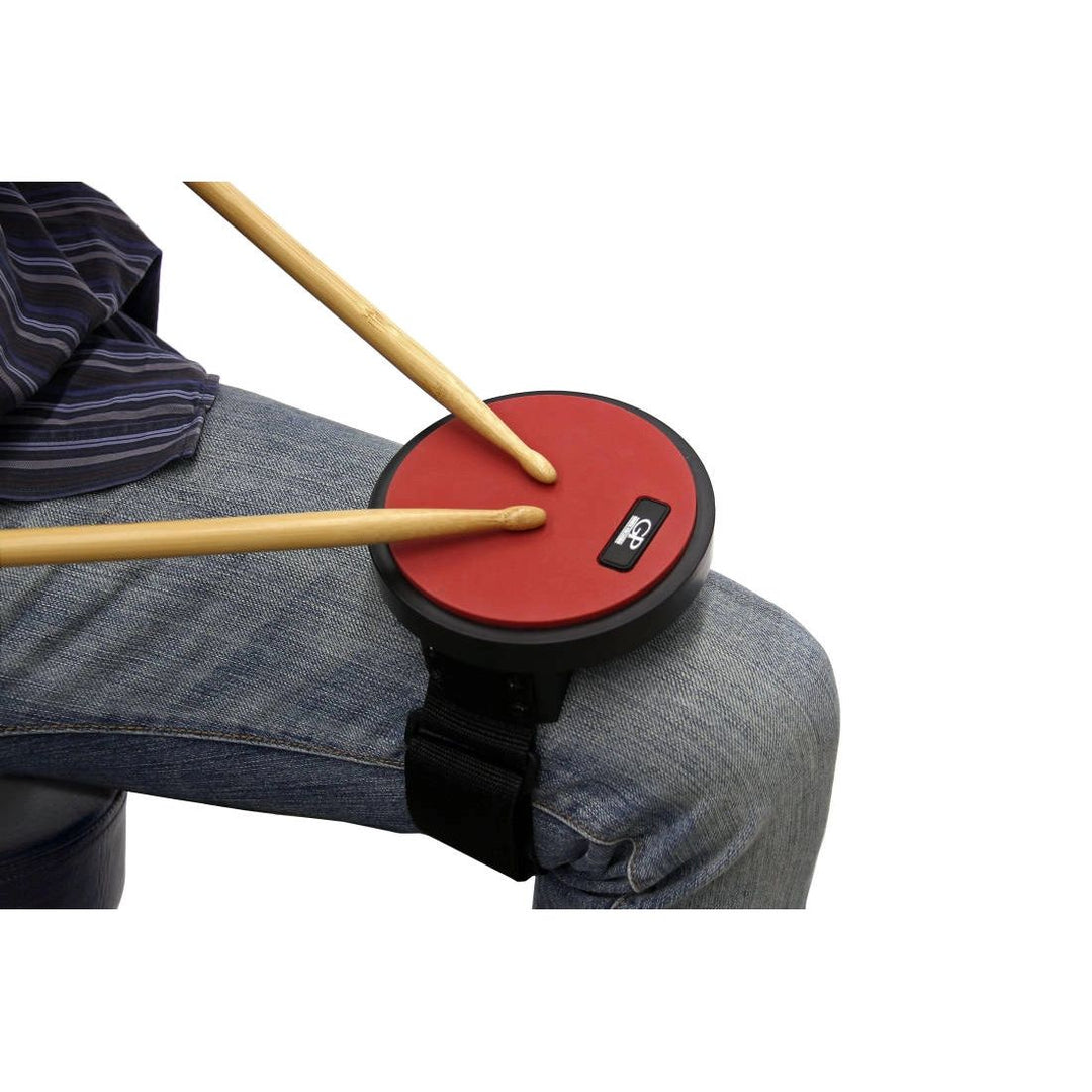 Granite Percussion 6-Inch Rubberized Practice Pad w/Knee Strap