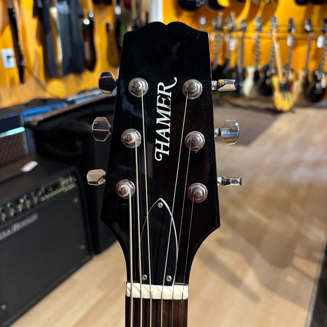 Hamer - Duo Tone Thinline Acoustic  Electric w/ Gig Bag (Tobacco Burst -2003) - USED