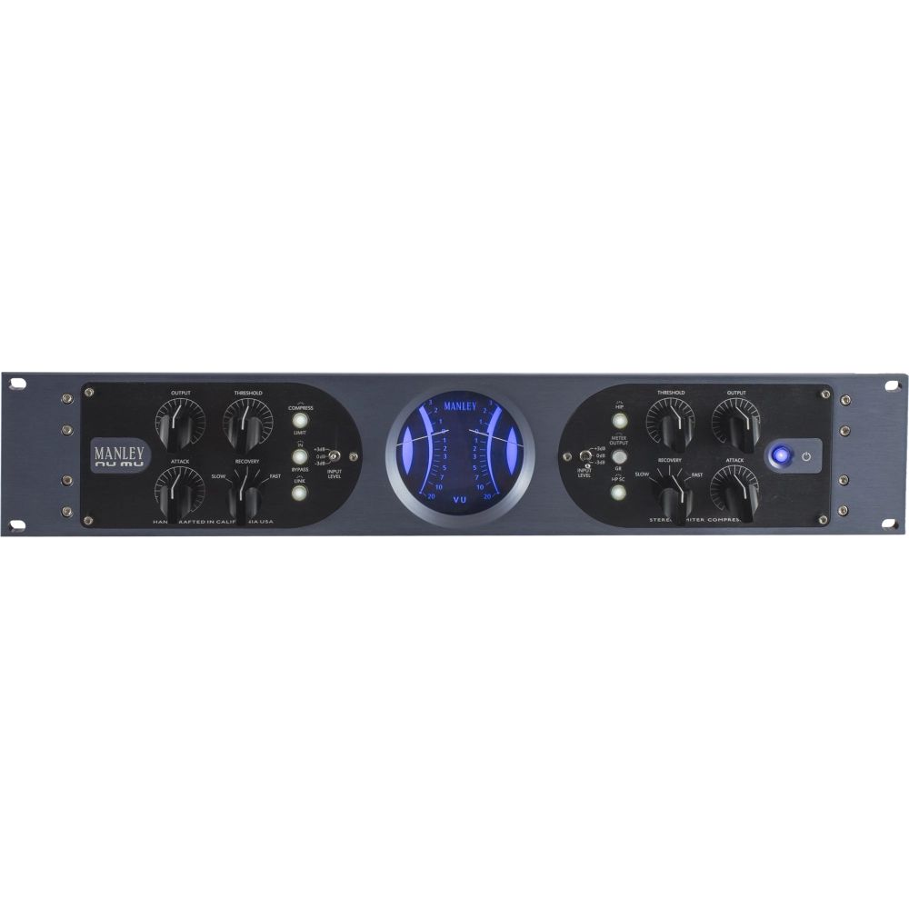 Manley NU MU Dual-Channel Tube/Solid State Hybrid Compressor/Limiter
