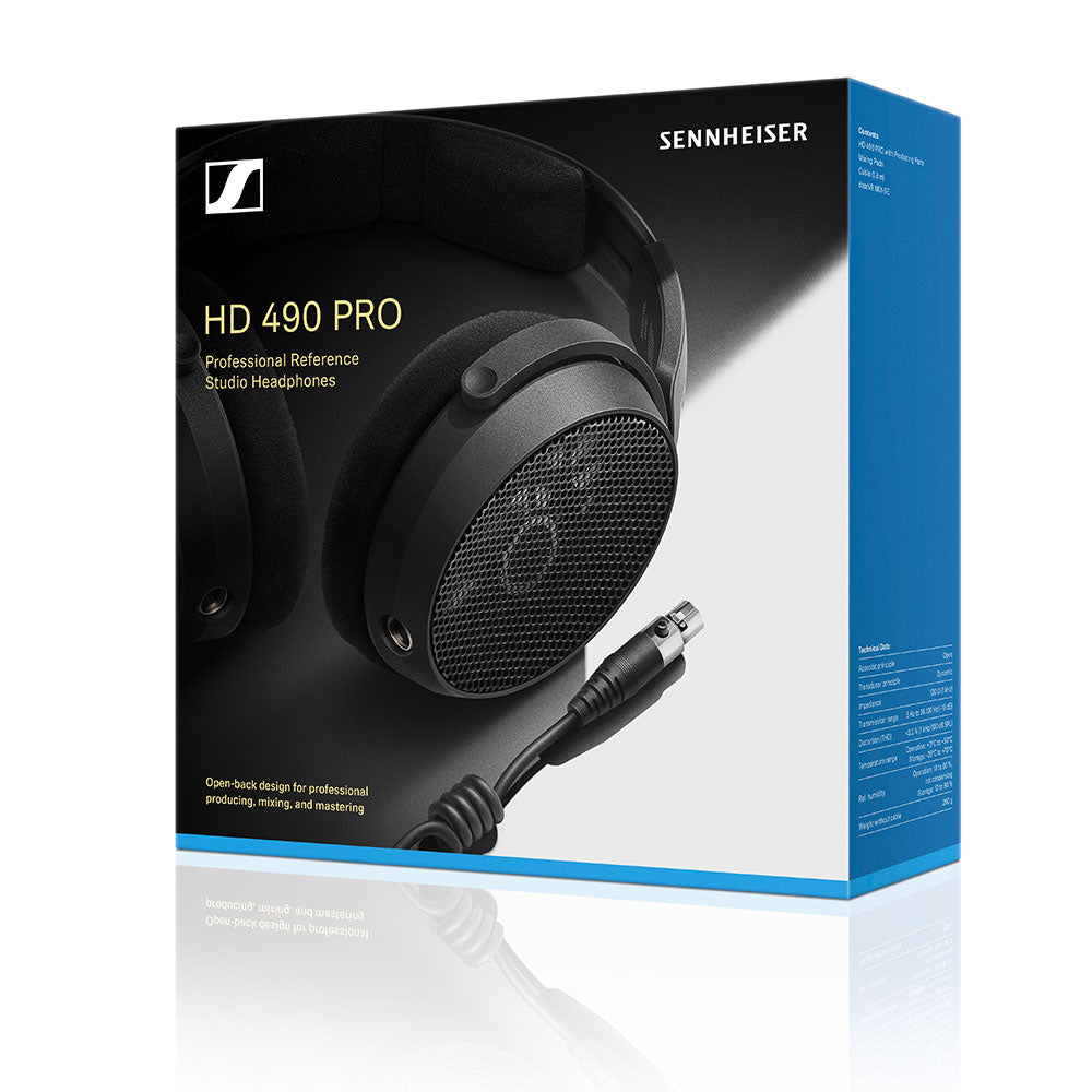 Sennheiser HD 490 PRO Professional Reference Studio Headphones