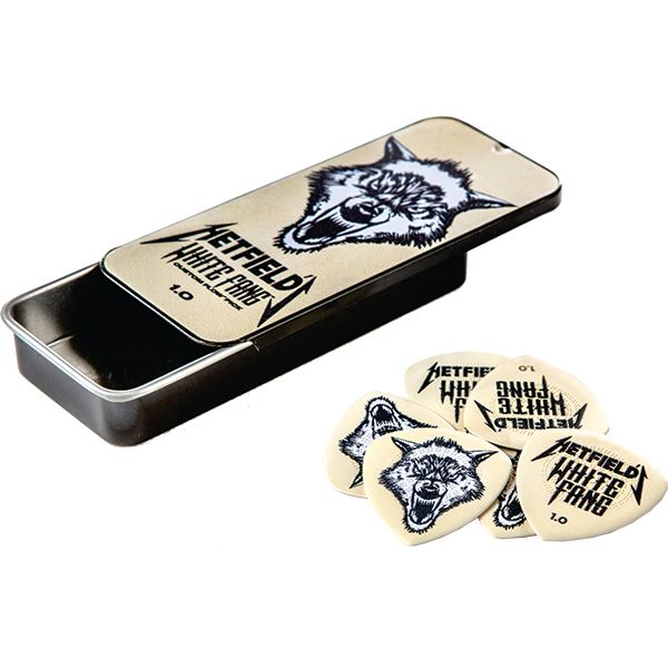 Dunlop White Fang Pick Tin