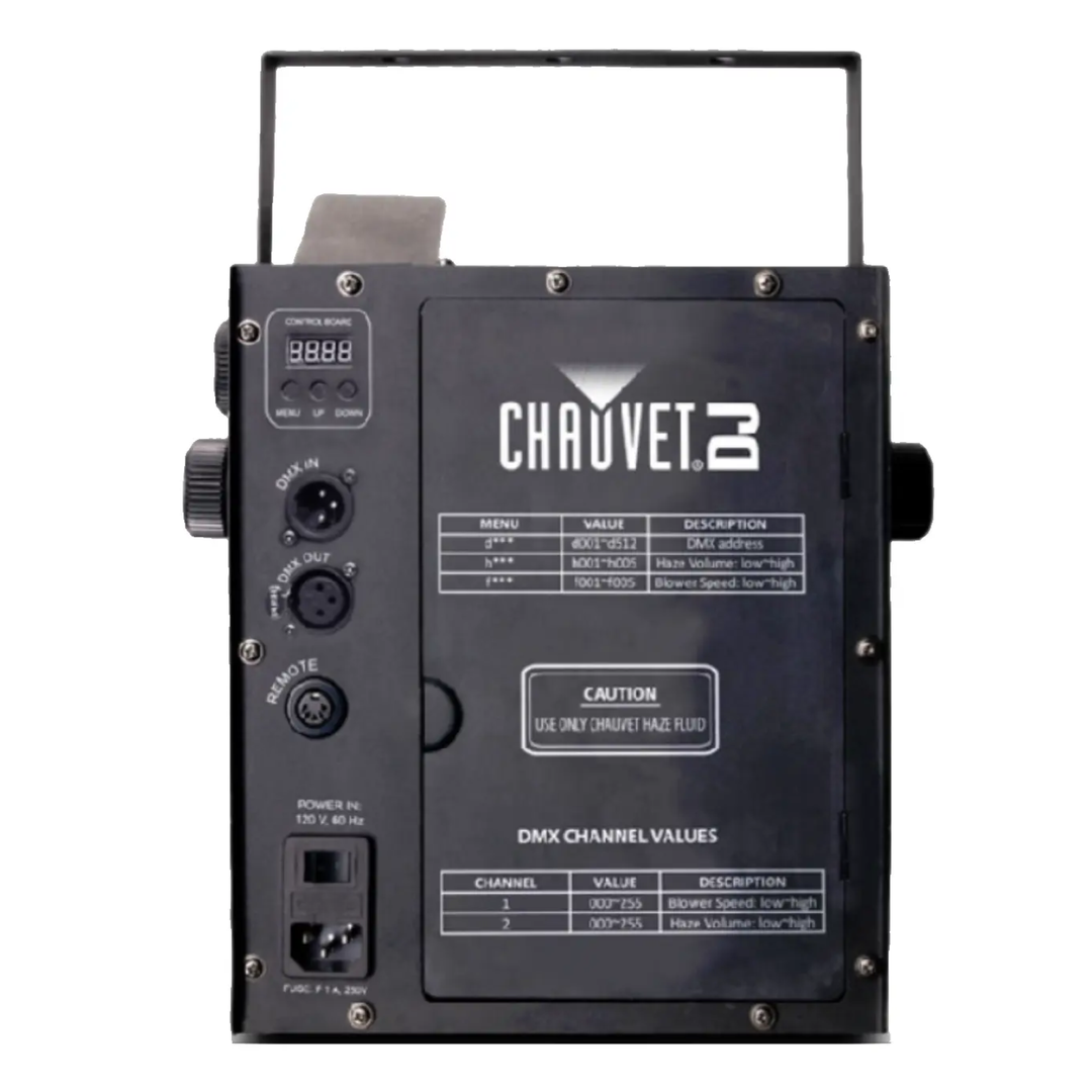 Chauvet DJ HURRICANE-HAZE2DX Hurricane Haze 2D Water-Based Haze Machine