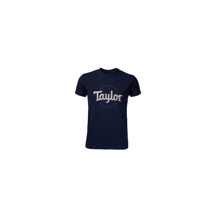Taylor Mens Two-Color Logo T,Navy-L
