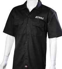 Tama Embroidered Logo  Short-Sleeve Dickies Work Shirt (XL)