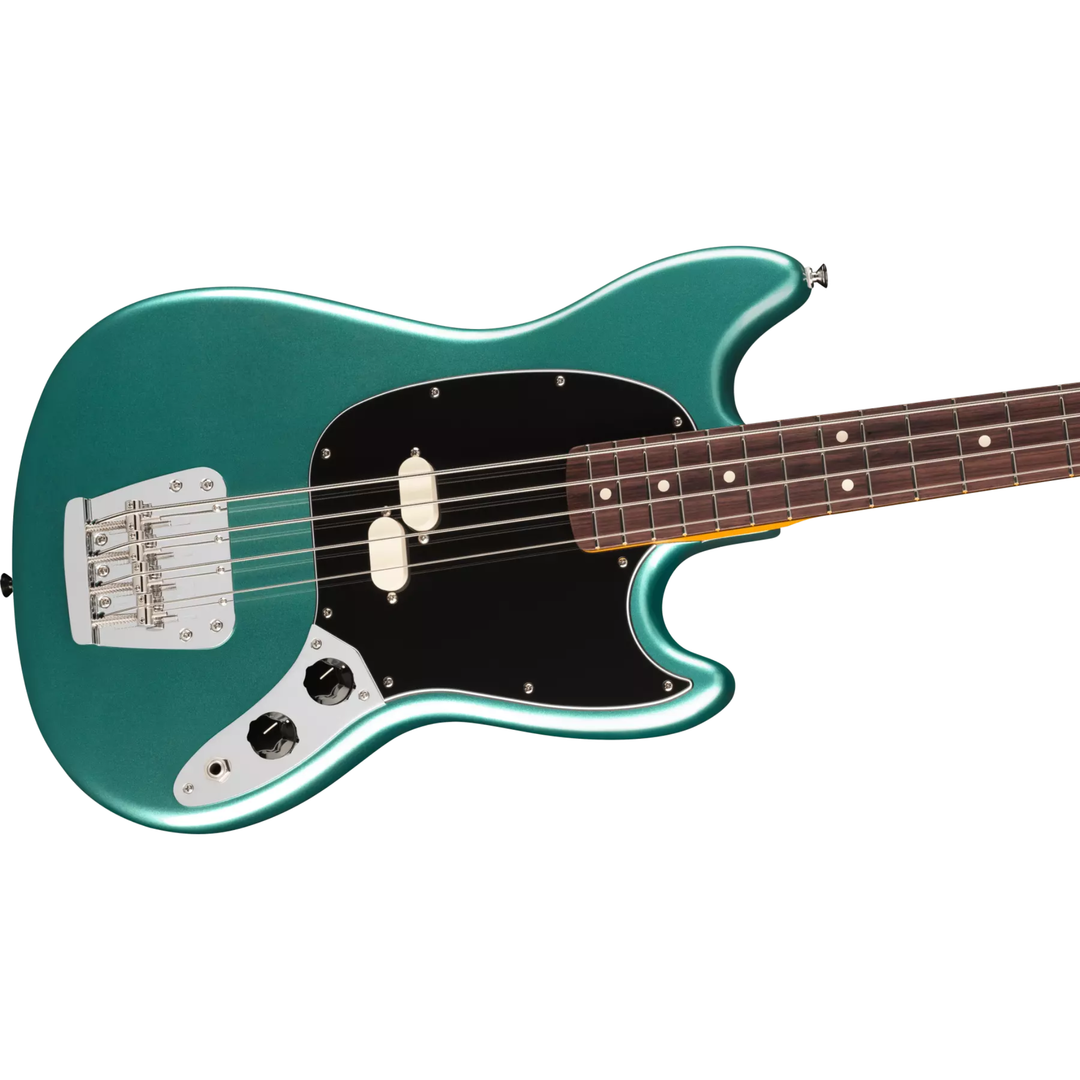 Fender American Professional Classic Mustang Bass® -  Rosewood Fingerboard -  Faded Sherwood Green Metallic