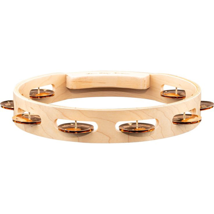 Meinl Percussion 10" Artisan Edition Tambourine Single row Solid cymbal bronze 44mm jingles