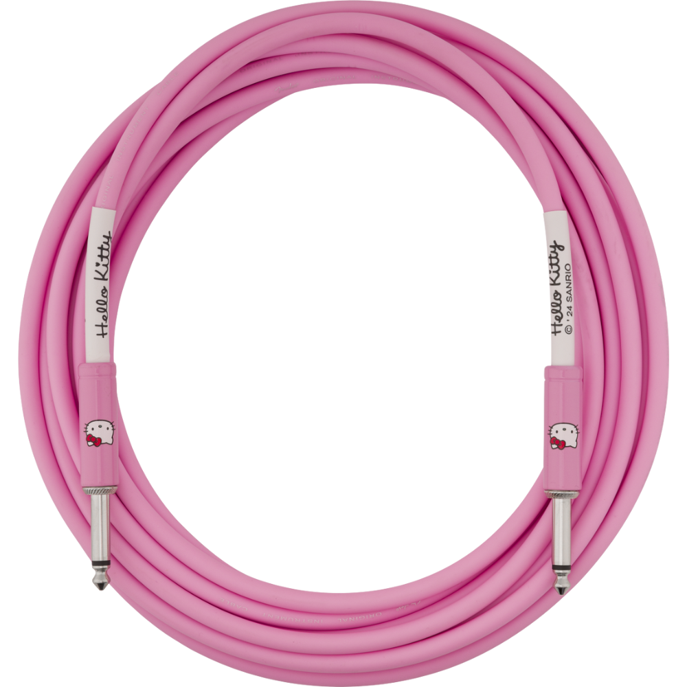 Fender® x Hello Kitty® 18.6' Instrument Cable - Pink