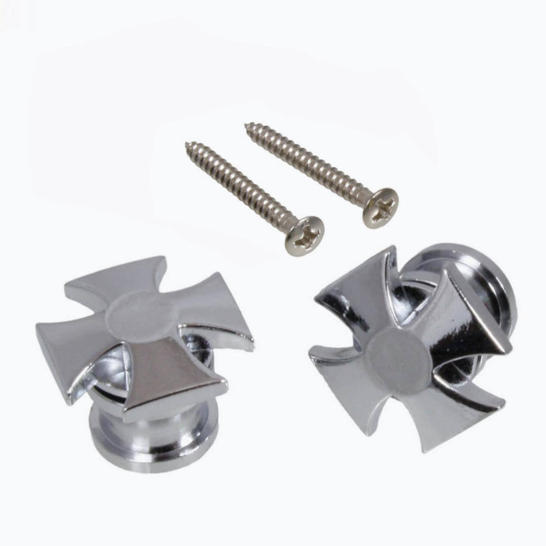Allparts AP-6677 Iron-Cross Strap Buttons