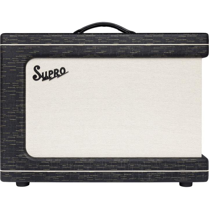 Supro 1630RCBLK Ambassador Custom 2 x 10-inch 50-watt Tube Combo Amplifier - Black