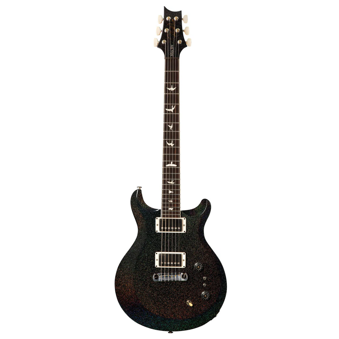 PRS S2 Mira 594 Electric Guitar with Gigbag - Black Rainbow Holoflake