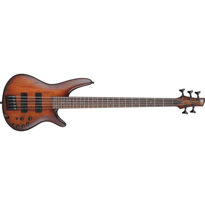 Ibanez SR505AMHL SR Standard 5 Strings Electric Bass (Mahogany Brown Burst Low Gloss)