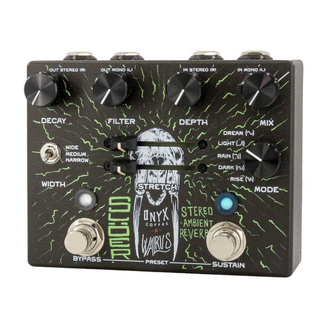 Walrus Audio SLOER (Onyx Edition) Stereo Ambient Reverb Guitar Pedal