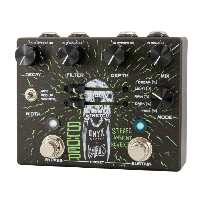 Walrus Audio SLOER (Onyx Edition) Stereo Ambient Reverb Guitar Pedal