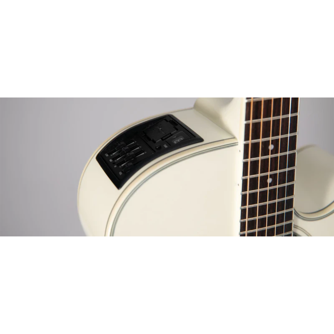 Takamine GN37CE-PW Acoustic-Electric Guitar (Pearl White)