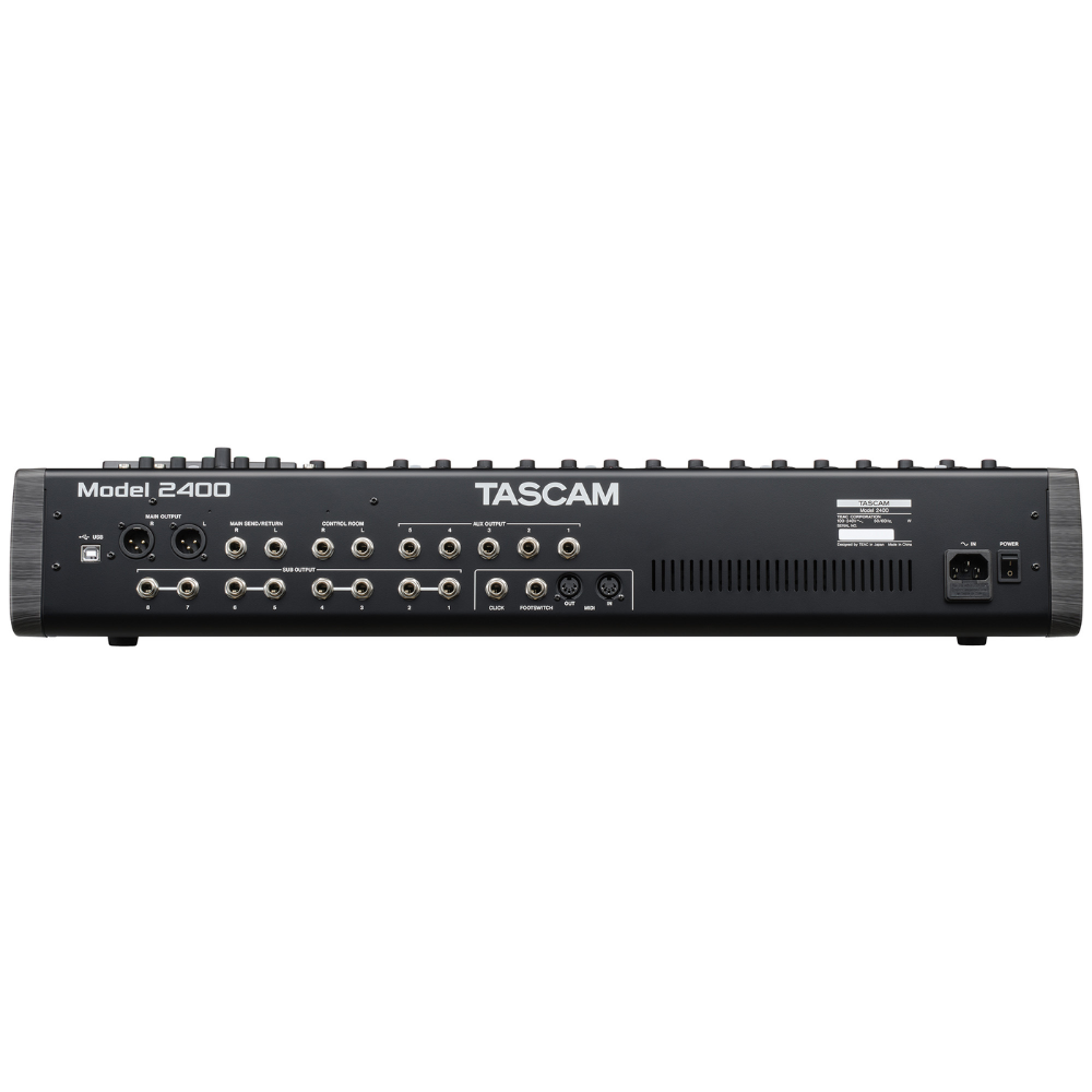 Tascam Model 2400 24-Track Flagship Analog Recording Console & Live Mixer w/ Audio Interface