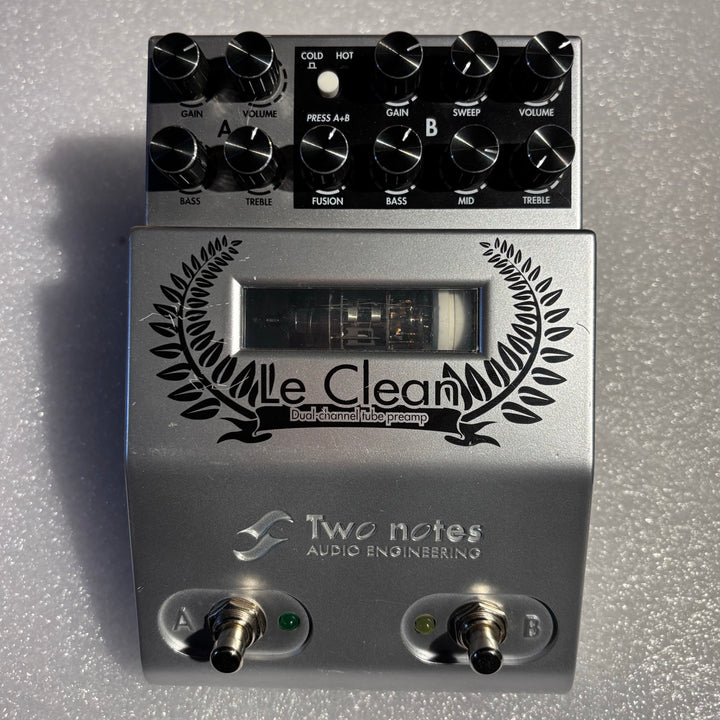 Two Notes - Le Clean Dual MIDI Tube Preamp  w/Power Supply ( No Box Or User Guide)  - USED