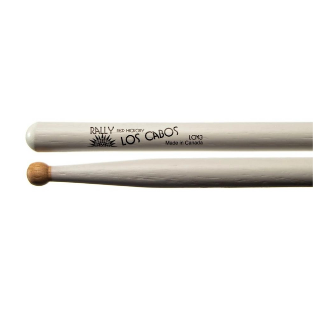 Los Cabos LCD-LCM3 Rally Ball Tipped Red Hickory Drumsticks