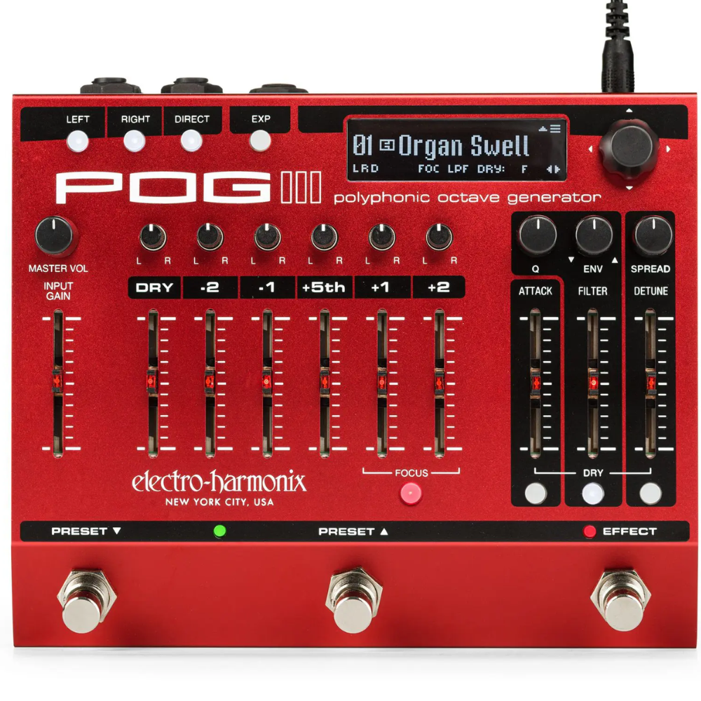 Electro-Harmonix POG3 Polyphonic Octave Generator Pedal