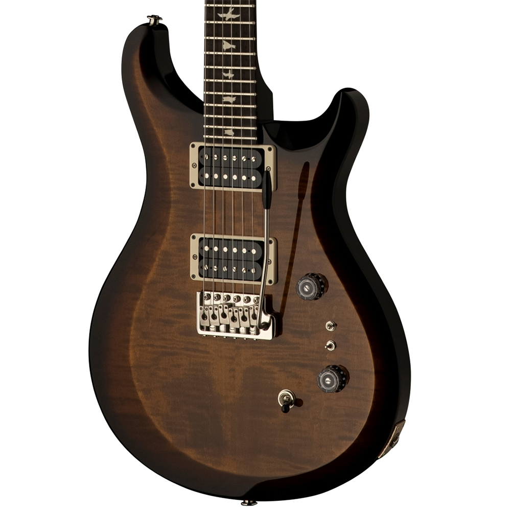 PRS S2 Custom 24 Electric Guitar (Black Amber) Ebony Fingerboard