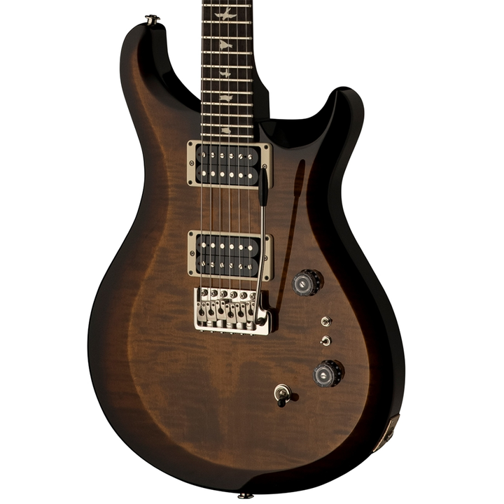 PRS S2 Custom 24 Electric Guitar (Black Amber) Ebony Fingerboard