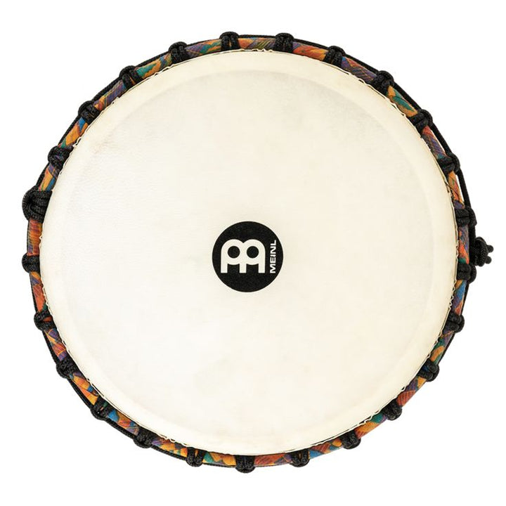 Meinl Percussion 10" Rope Tuned Travel Series Djembe Hand Selected Goatskin Head (Patented) Kenyan Quilt
