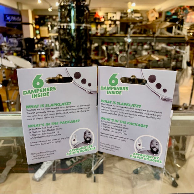 SLAP-MI-BK- SlapKlatz # 1 Dampener Gel for Drums/ Black Mini Series 6 Pieces