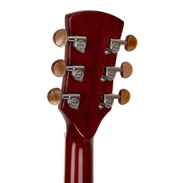 The Gold Tone MOJO is a standout folkternative resonator guitar, blending classic design with modern innovation.