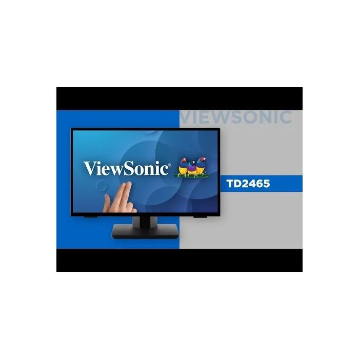 Viewsonic TD2465 24" Frameless PCAP Touch Monitor  Full HD 1080p, 10-Point Touch