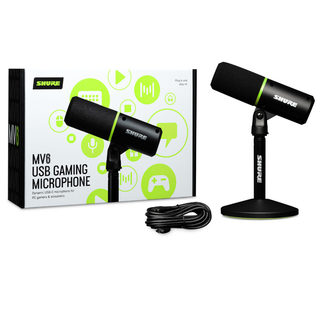 Shure MV6 USB Gaming Microphone