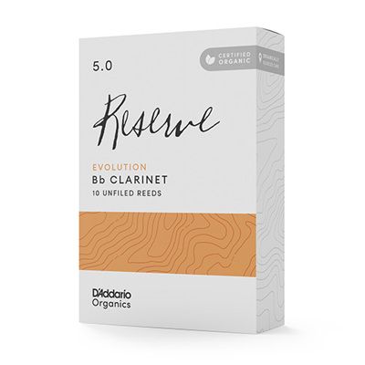 D'Addario Woodwinds ODCE1050 Reserve Evolution, Bb Clarinet - Box Of 10 - 5.0