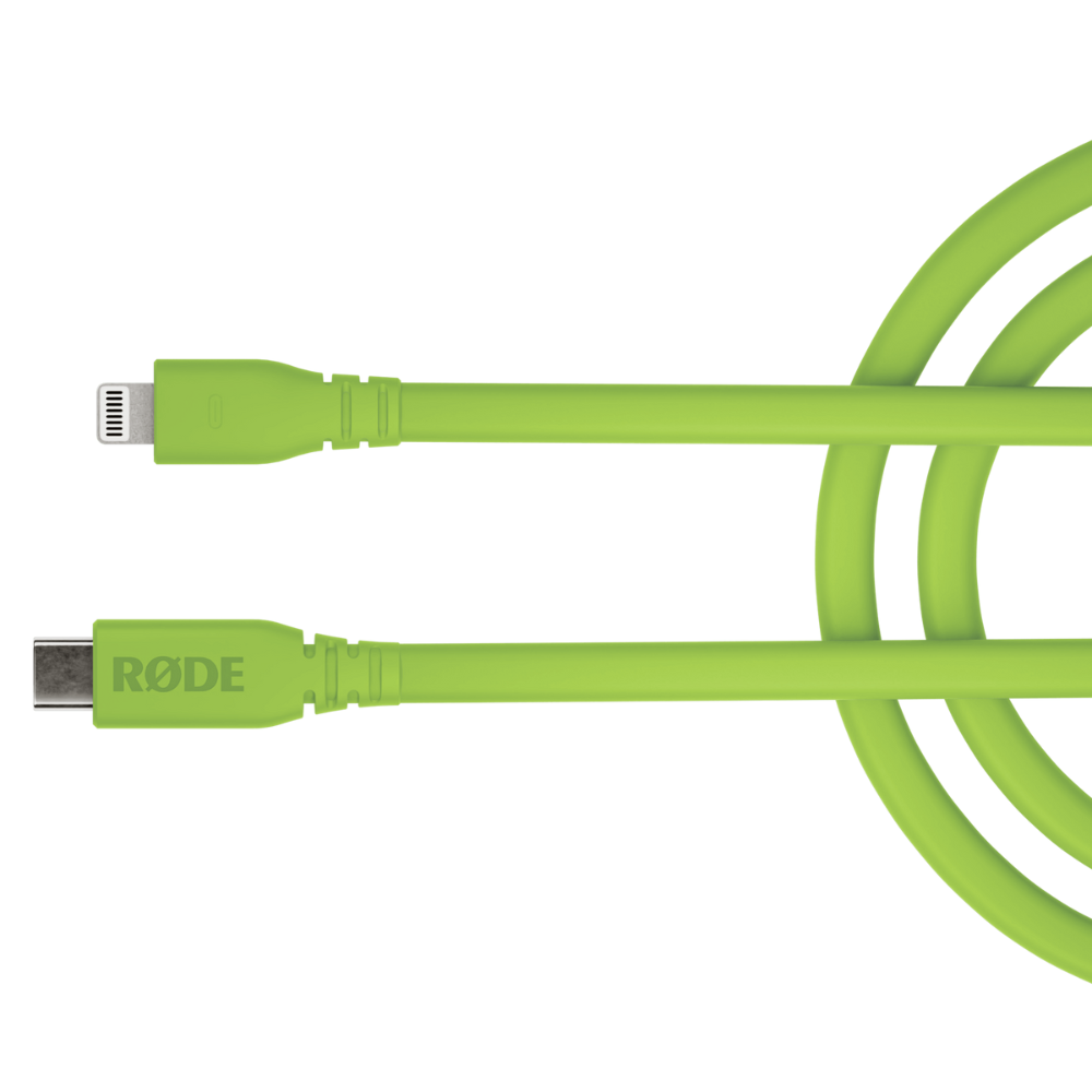 Rode Microphones SC19-G High-quality, 1.5m-long USB-C to Lightning cable - Green