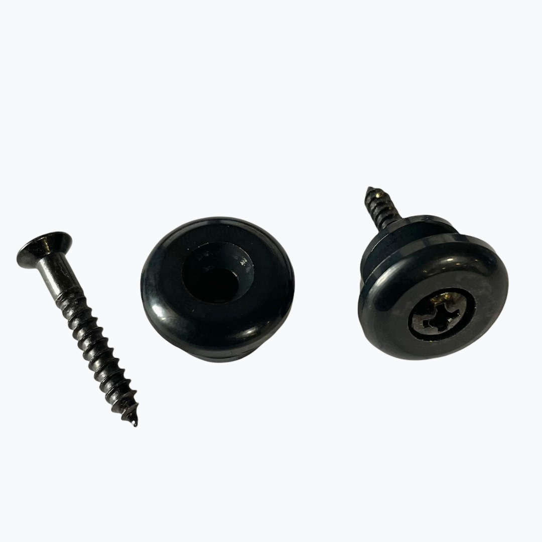 Allparts AP-0684 Oversized Strap Buttons Black
