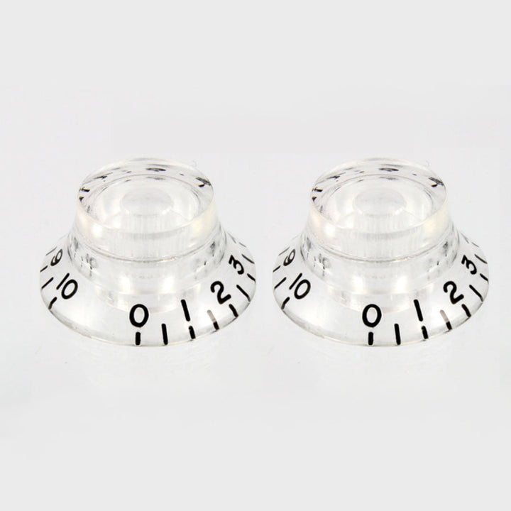 Allparts PK-0140 Set of 2 Vintage-style Bell Knobs Amber