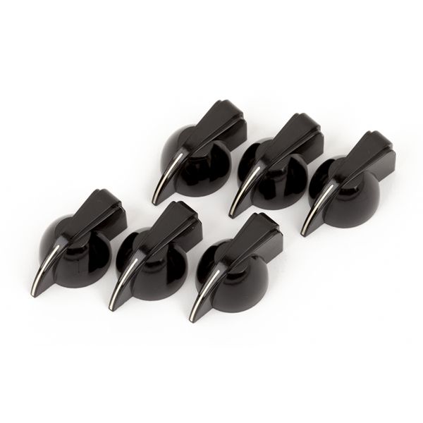 Fender Pure Vintage Chicken Head Amplifier Knobs - Black