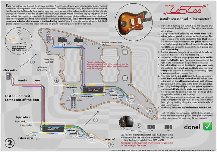 Allparts EP-0990-000 Pickup Leslee for Jazzmaster