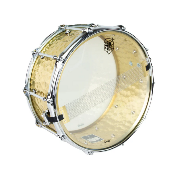 SJC Drums Alpha Brass Metal Snare Drum 6.5x14