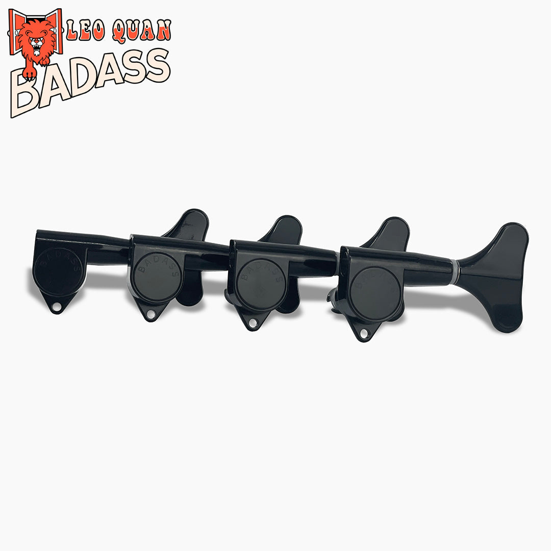 Allparts TK-7815-003 Leo Quan® Badass SGT™ Bass Keys - Sealed - 4-in-line set, Black